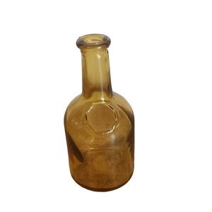 Vintage Bitters Bottle  Amber